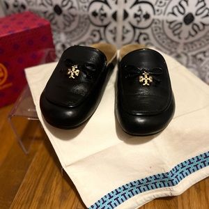 Tory Burch Charm Mule, calf leather/softy naplak